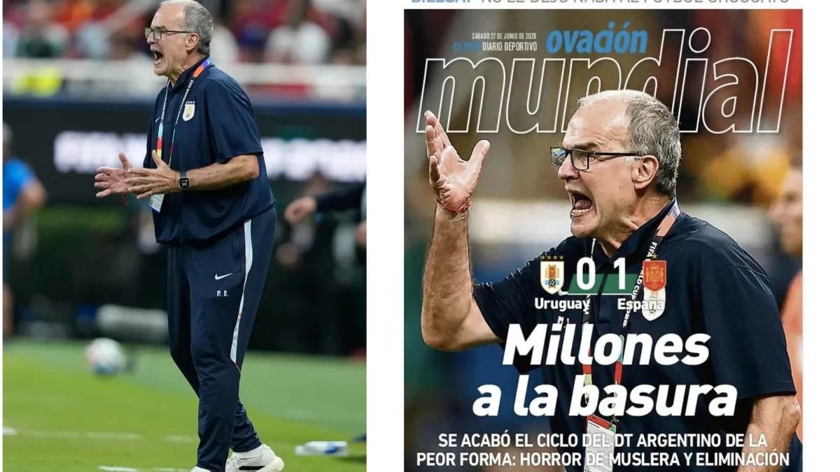 Uruguay carga contra Bielsa: "¡Millones a la basura!"; "el mayor fracaso de la historia"...
