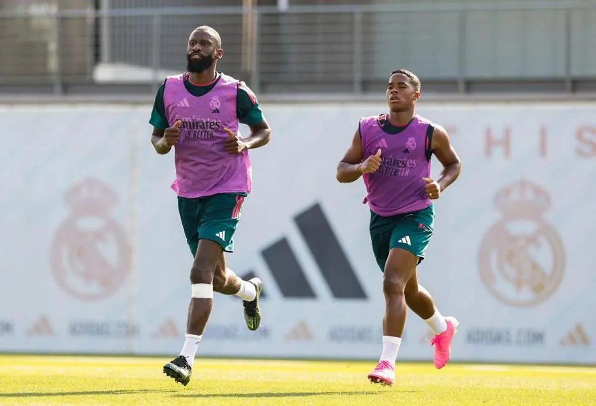 Endrick y Rüdiger vuelven a los entrenamientos