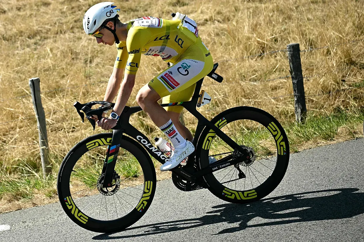 Tadej Pogacar, en la etapa 17 del Tour de Francia 2026.