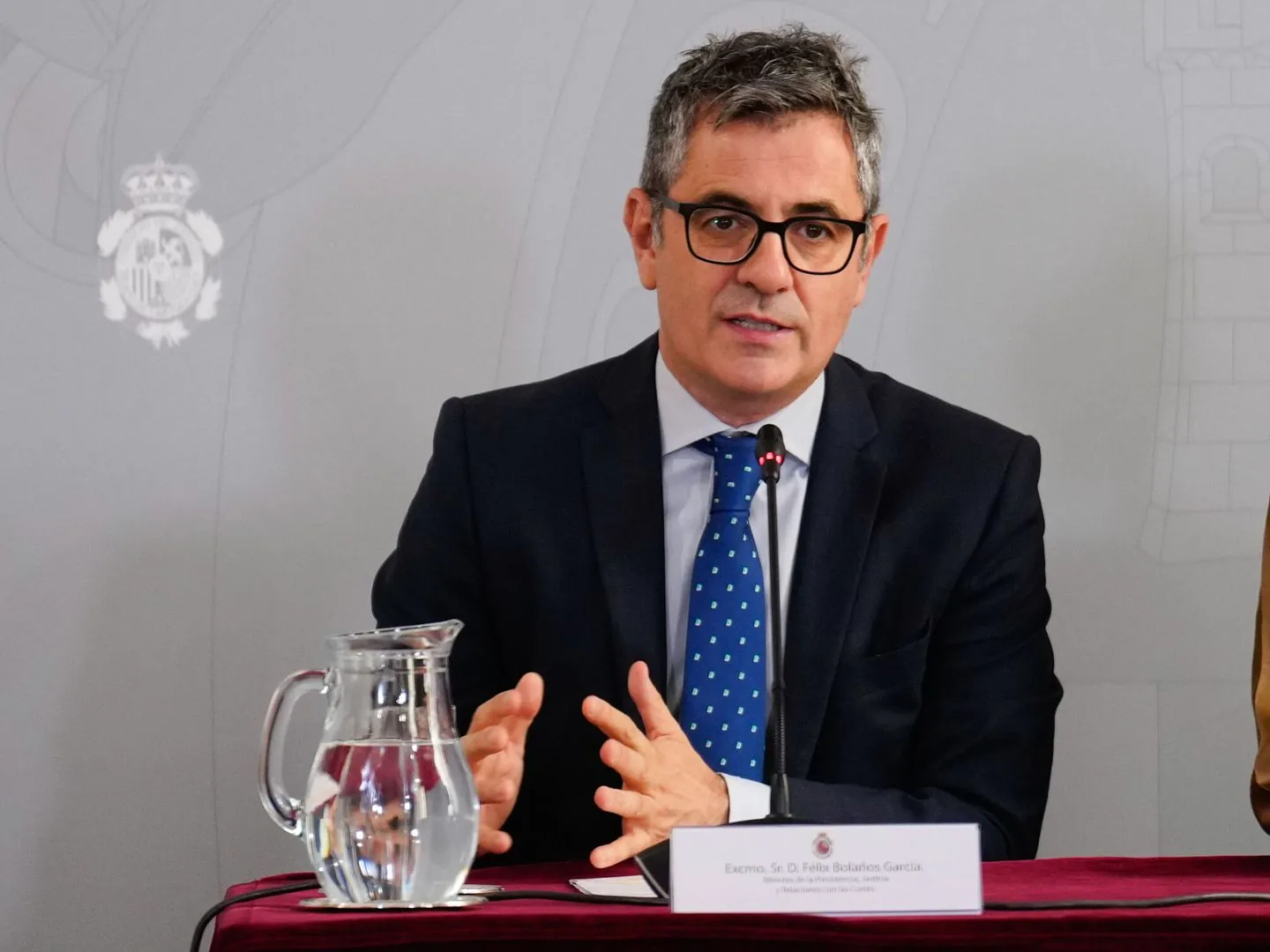 Foto: Félix Bolaños, ministro de Presidencia, Justicia y Relaciones con las Cortes. (EFE / Borja Sanchez-Trillo)