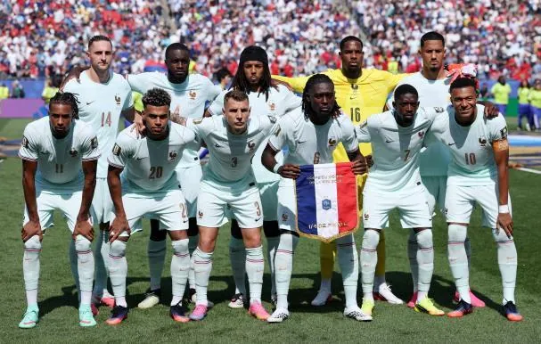 Once inicial de la selección francesa ante Marruecos en cuartos de final del Mundial 2026