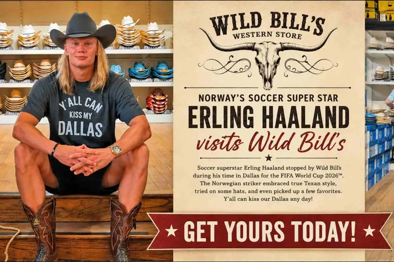 Erling Haaland, reclamo en la tienda estadounidense