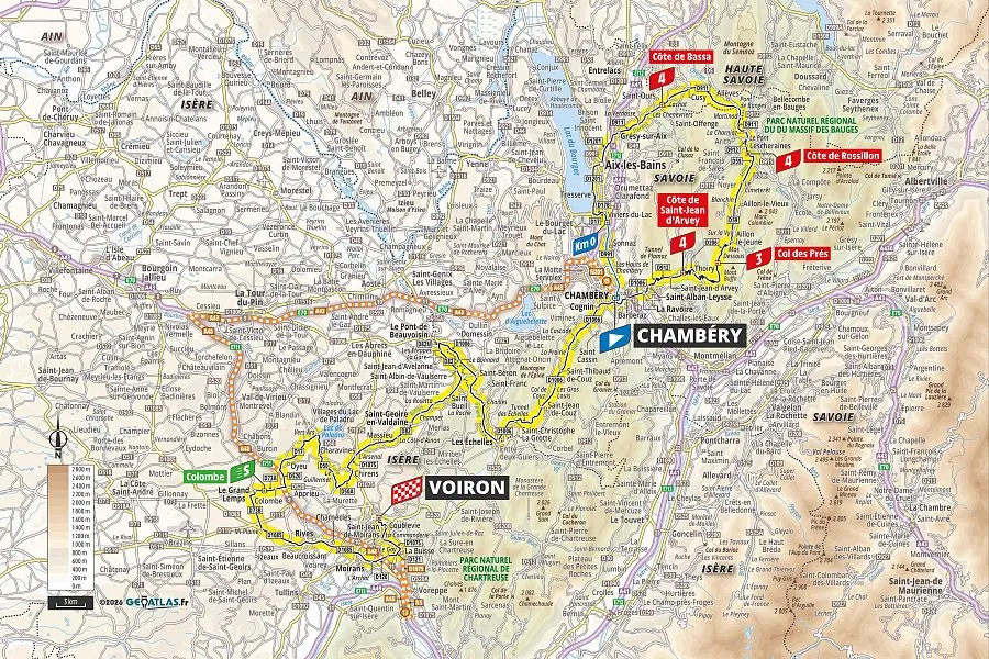 Tour de Francia 2026: mapa del recorrido de la etapa 17