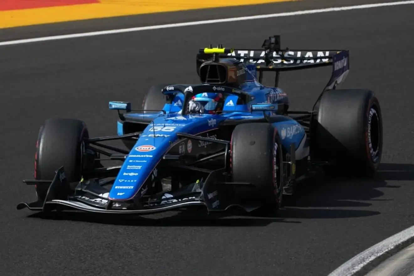 Sainz, en acción.