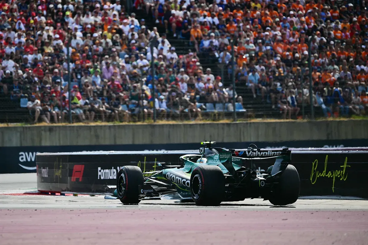 Alonso, durante la 'qualy' del sábado en Hungaroring.