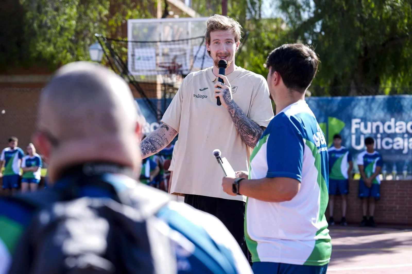 Olek Balcerowski, en el Campus Fundación Unicaja.