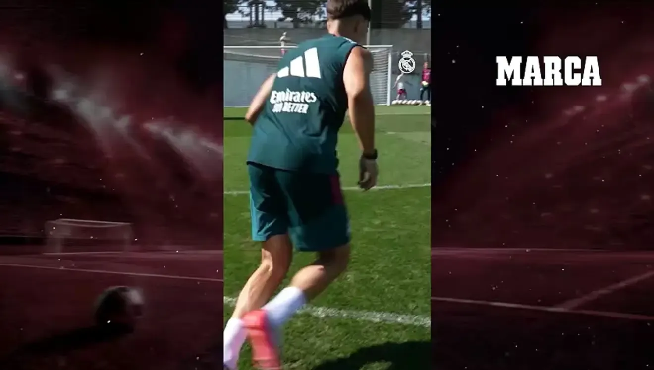 El nuevo delantero madridista conoció a sus nuevos compañeros y podría debutar mañana ante la Fiorentina.
