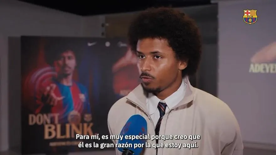 Adeyemi: "Flick es la principal razón por la que estoy aquí"
