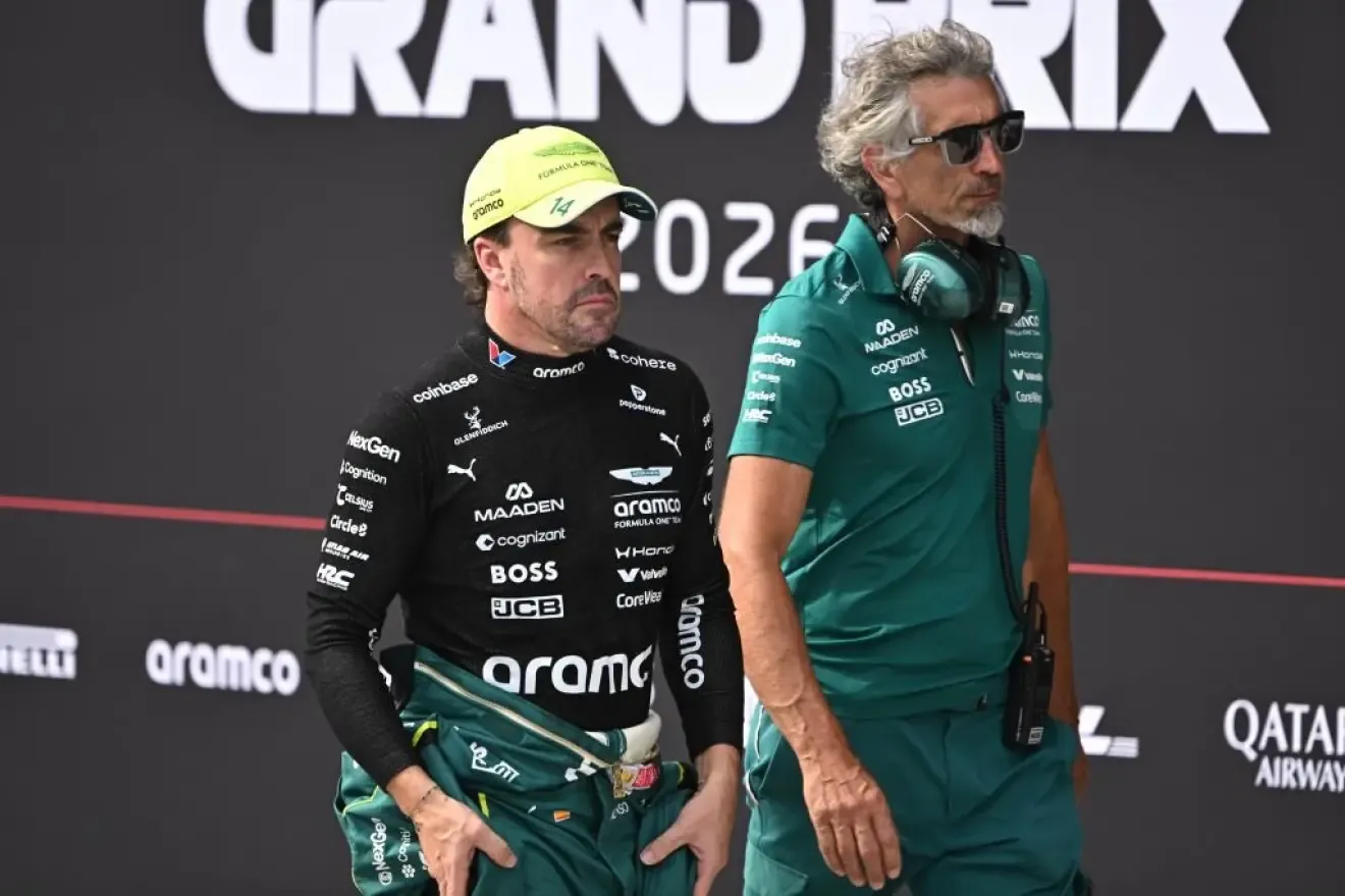 Alonso, tras la clasificación.