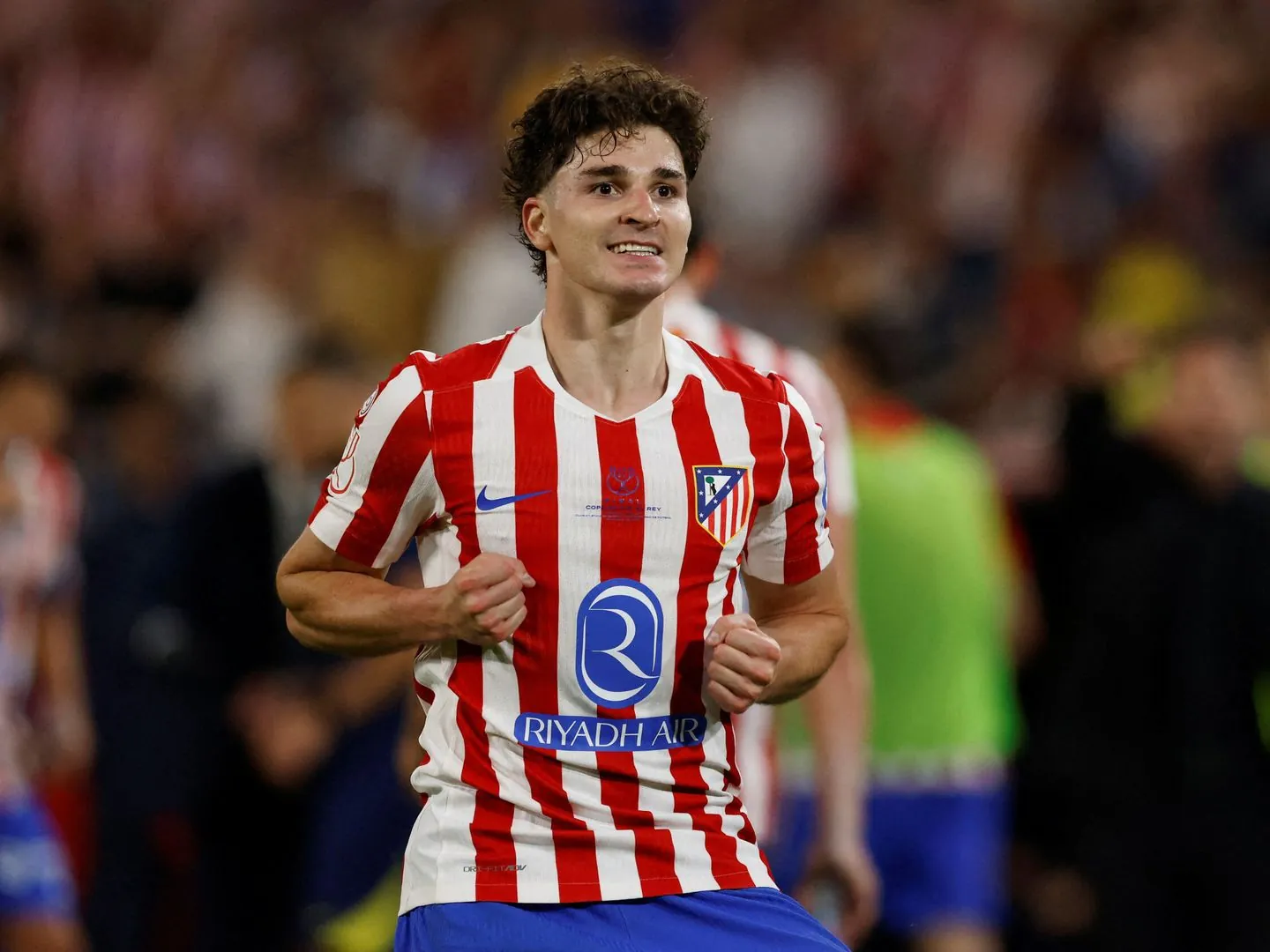 Foto: Julián, en un partido con el Atlético de Madrid. (Reuters/Marcelo Del Pozo)