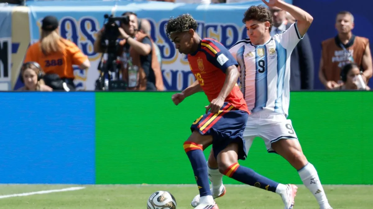 Lamine Yamal y Julián Álvarez en la final del Mundial de 2026