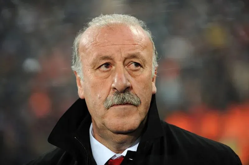 Imagen de archivo del seleccionador de España, Vicente del Bosque, durante la final del Mundial contra Países Bajos en el estadio Soccer City, Johannesburgo, Sudáfrica.