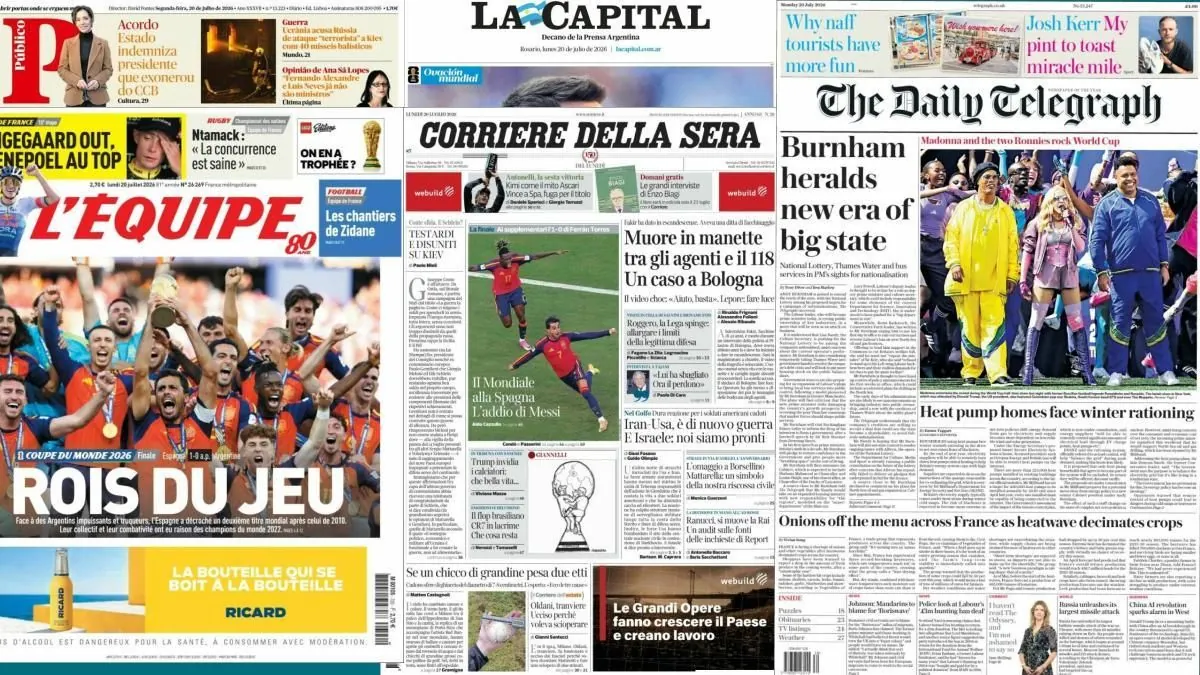Portadas prensa internacional