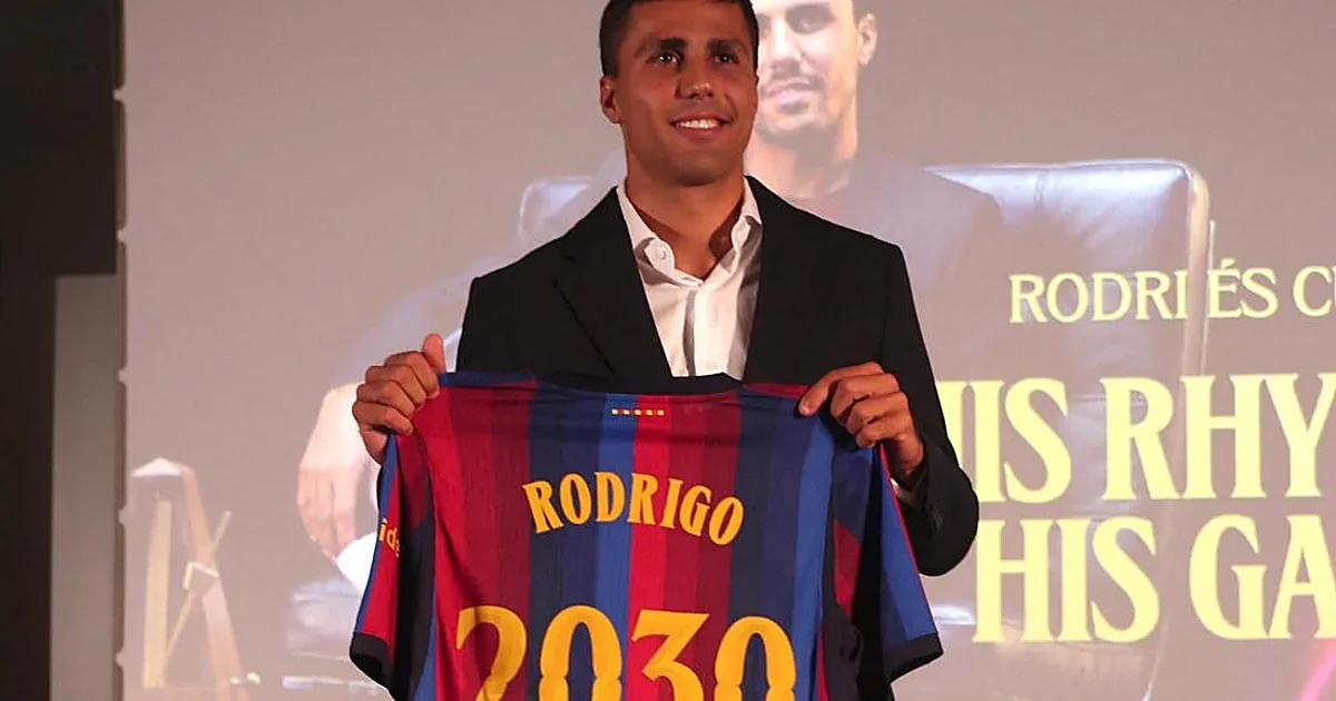 El Barça hace oficial el fichaje de Rodri - El Mundo