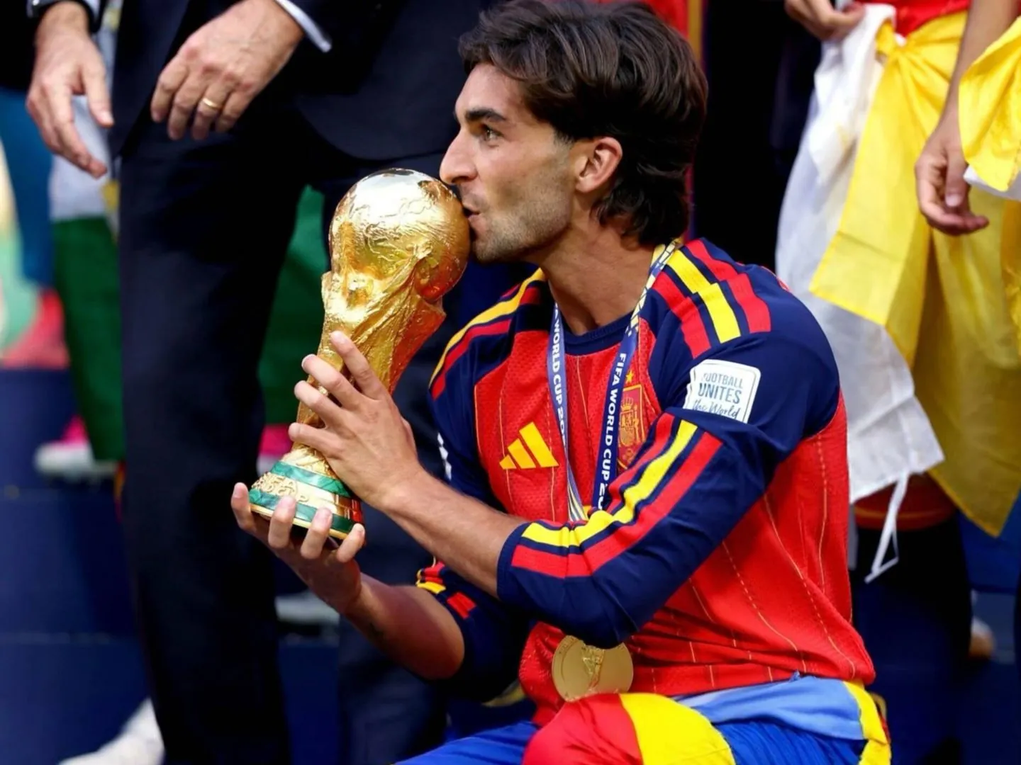 Foto: Ferrán Torres, autor del gol de la final del Mundial. (Instagram/@ferrantorres)