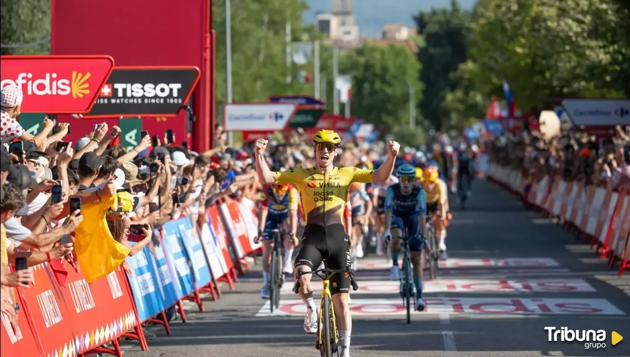 El británico Matthew Brennan gana la segunda etapa de La Vuelta en Manosque