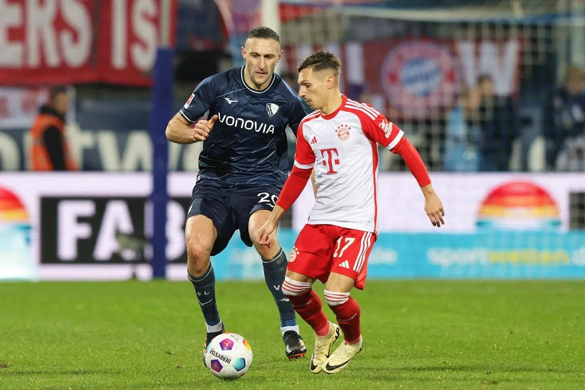 Bryan Zaragoza, en un partido con el Bayern