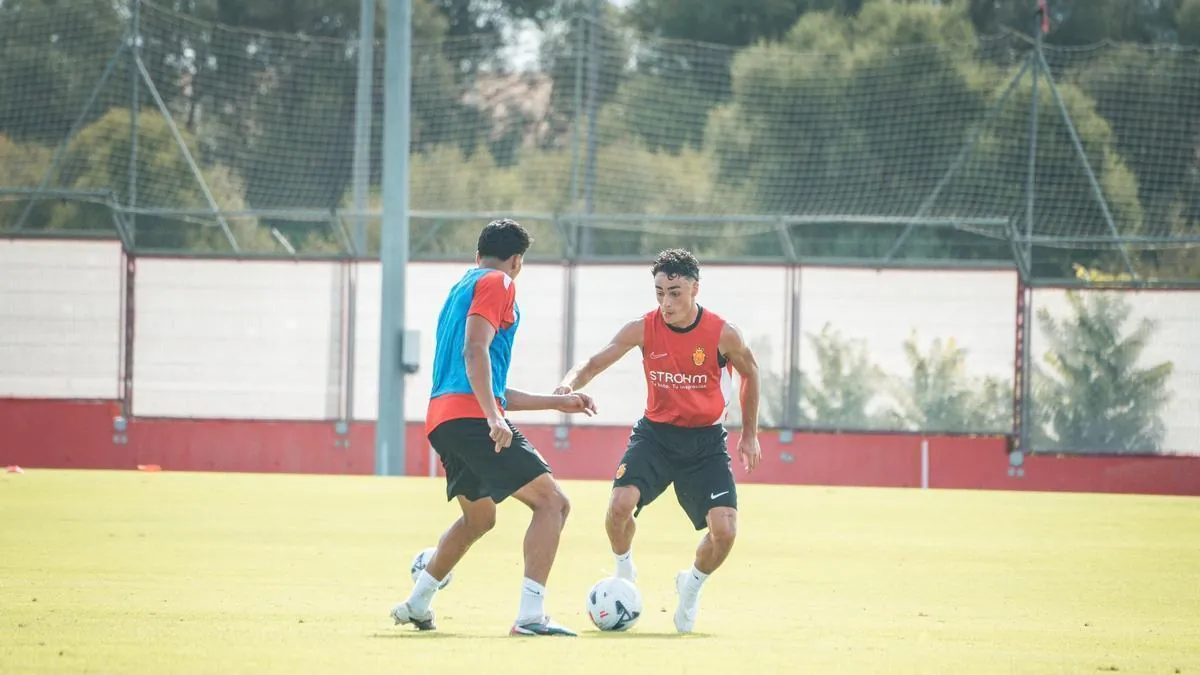 Jan Virgili, durante un entrenamiento de esta semana.
